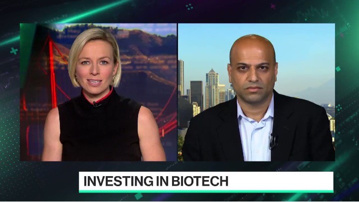 Image featuring Sujal Patel in interview with Bloomberg Technology.
