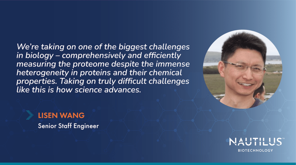 Headshot and quote from Lisen Wang