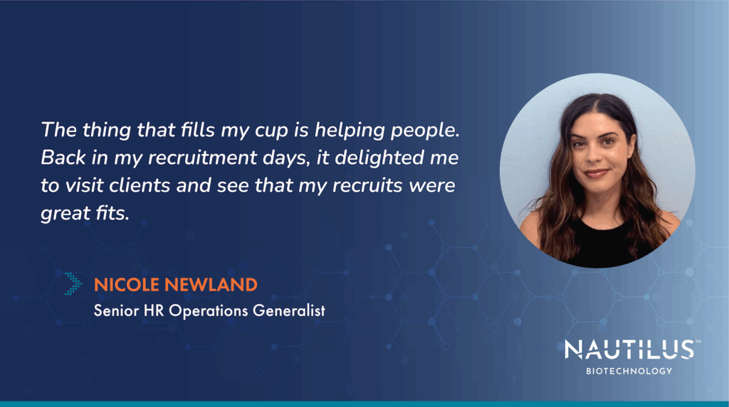 Quote and headshot from Nicole Newland