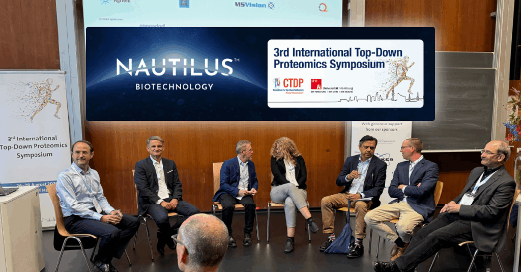 A group of researchers at a panel at the Consortium for Top Down Proteomics